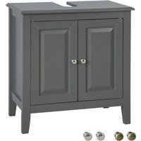 SoBuy FRG202-DG Waschbeckenunterschrank Badschrank Waschtisch Unterschrank dunkelgrau BHT ca: 60x62x30cm SoBuy FRG202-DG Waschbeckenunterschrank Badschrank Waschtisch Unterschrank dunkelgrau BHT ca: 60x62x30cm von SOBUY