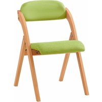 Sobuy - FST92-GR Klappstuhl Küchenstuhl mit gepolsterter Sitzfläche und Lehne Grün bht ca.: 47x77x60cm von SOBUY