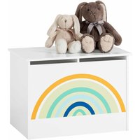 KMB70-W Kinder Spielzeugtruhe Spielzeugkiste mit Deckel Aufbewahrungsbox Mit Deckel Spielzeugbox Spielzeug Aufbewahrung Kinder Weiß bht ca.: von SOBUY