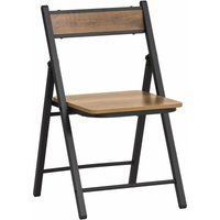 Sobuy - FST88-PF Klappstuhl Küchenstuhl Stuhl Sitzhöhe 33cm Vintage bht ca.: 46x80x48cm von SOBUY