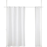 Teleskopvorhang verstellbares Verdunkelungsvorhang Sonnenschutz Thermogardine blickdichte Vorhang für Schrank Wohnzimmer Arbeitszimmer Schlafzimmer von SOBUY