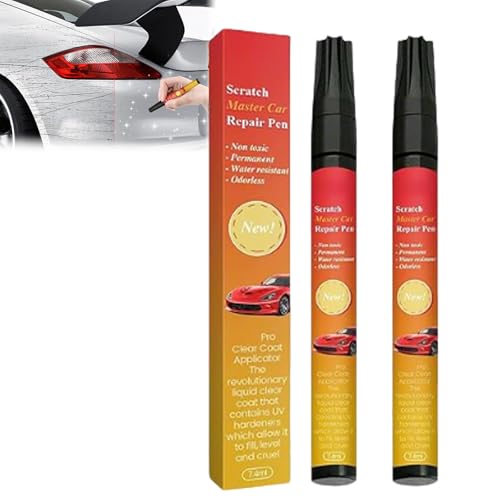 kratzer entferner auto stift,autoheld the magic pen,All Cars Magic Pen for Car Scratches,all Cars Magic Pen Für Autokratzer,2 Stück Auto Reparatur Lackstift,Weatherproof Car Paint Scratch Repair Pen von SOCLING