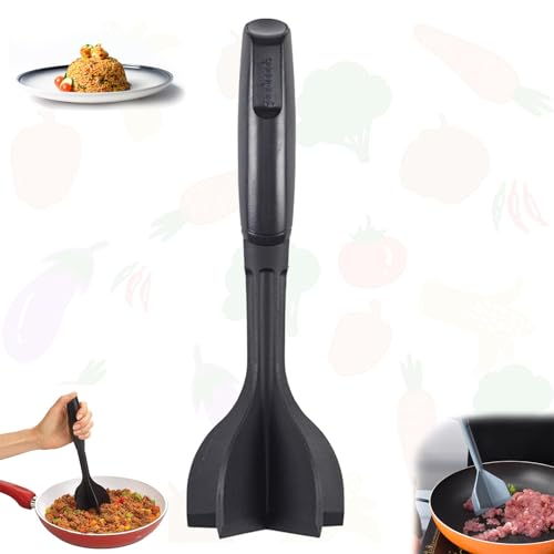 SOCLING Fleischstampfer, Hackfleisch Zerkleinerer, Antihaft-Küchenhelfer, Fleischwolf für Burger, Kartoffelstößel, Ergonomisch, Nylon, Hacken, Pürieren SOCLING Fleischstampfer, Hackfleisch Zerkleinerer, Antihaft-Küchenhelfer, Fleischwolf für Burger, Kartoffelstößel, Ergonomisch, Nylon, Hacken, Pürieren von SOCLING