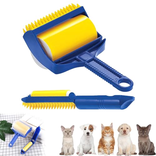 Stick It Roller,fusselroller Tierhaarentferner,fusselrolle Silikon Abwaschbar,Washable Roller,mini Fusselrolle,Wiederverwendbare Fusselrolle Silikon,fusselroller Abwaschbar,abwaschbare Fusselrolle von SOCLING