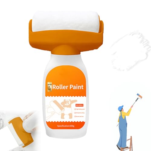 rollfix farbroller,Farbe Roller Weiss,Wandreparaturpaste Mit Roller,Paint Stick Roller,wandreparatur-rollbürste Mit Wandreparaturpaste,weiße Farbe Für Die Wand Ausbesserungsfarbe Für Wände,500 G Weiß rollfix farbroller,Farbe Roller Weiss,Wandreparaturpaste Mit Roller,Paint Stick Roller,wandreparatur-rollbürste Mit Wandreparaturpaste,weiße Farbe Für Die Wand Ausbesserungsfarbe Für Wände,500 G Weiß von SOCLING