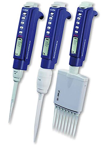 SOCOREX 061728 Micropipette 0,1-2 µl Acura Electro XS 926 - set de base von SOCOREX