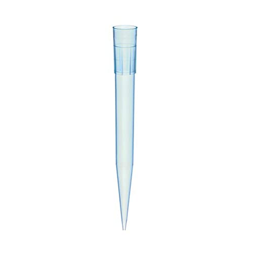 Socorex SR-0457 Qualitix Pipettenspitze, Schräge Spitze, Autoklavierbar, 1000µL Kapazität, Blau/Transparent, 1000 Stück von SOCOREX