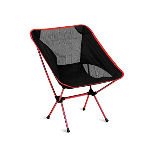Campingstuhl Klappbar Klappstühle Camping Tragbarer Campingstuhl Outdoor Leichter Aluminium Moon Chair Freizeit Angelstuhl Klapphocker Angelstuhl Camping Stuhl Klapp (Color : B) von SOCUY