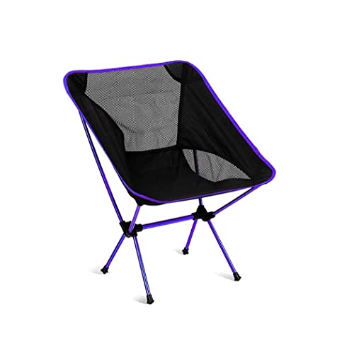 Campingstuhl Klappbar Klappstühle Camping Tragbarer Campingstuhl Outdoor Leichter Aluminium Moon Chair Freizeit Angelstuhl Klapphocker Angelstuhl Camping Stuhl Klapp (Color : C) von SOCUY
