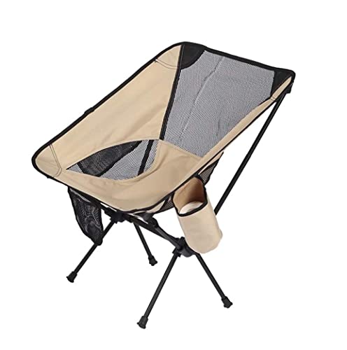 Campingstuhl Klappbar Klappstühle Camping Tragbarer Outdoor-Klappstuhl Ultraleichter Klapp-Campingstuhl Erweiterte Angeln Strandkorb Reisen Wandern Picknick Angelstuhl Camping Stuhl Klapp (Color : A von SOCUY