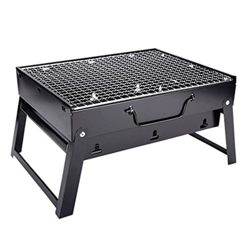 Holzkohlegrill Holzkohlegrill, Einfach Zu Installieren, Grillen, Tragbar, Für Outdoor-Grillpicknick, Terrasse, Hinterhof Holzkohle Grill (Size : 43x29x23cm) von SOCUY