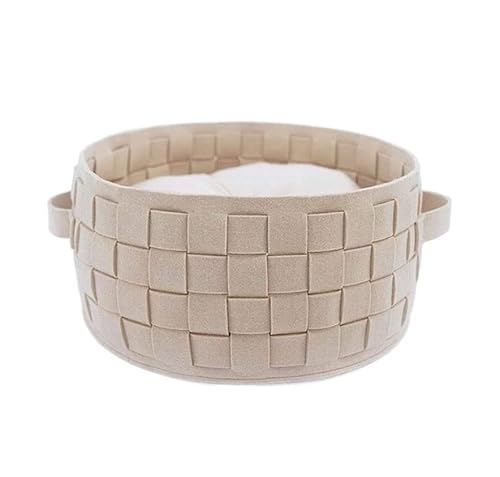 Hundekorb Hundebett Katzenbett Hundesofa Bommel Baumwolle Katzenkorb Haustierbett Katzennest Winterwarmes Katzenhaus Haustierschlafsack Katzenkissen Hundenest Katze Hundebett Hundekörbchen Haustierbet von SOCUY