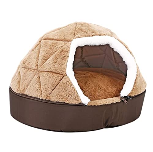 Hundekorb Hundebett Katzenbett Hundesofa Haustier Katze Hund Nest Dual Use Warme Weiche Schlafbett Pad Für Haustier Atmungsaktive Katze Haus Hund Schlafen Waschbare Matte Decke Hundekörbchen Haustierb von SOCUY
