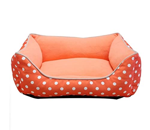 Hundekorb Hundebett Katzenbett Hundesofa Haustier-Sofa, Hundebett, Wasserdichte Unterseite, Weiches Fleece, Warmes Katzenbett, Haustierhaus Und Bequemes Zwinger-Haustierbett Hundekörbchen Haustierbett von SOCUY
