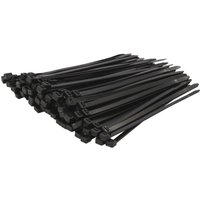 Sodelec - 100 Nylon-Kabelbinder 72x200 schwarz 17187 von SODELEC