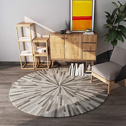 SODKK Wohnzimmer Carpet Trendig Gemütlich Robust Qualität Schadstoff geprüft für Bettvorleger Schlafzimmer Outdoor - 60cm Rund von SODKK