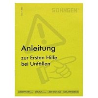 Erste Hilfe Anleitung ® 14,7 x 21 x 0,2 cm (b x h x t) ® 14,7 x 21 x 0,2 cm (b x h x t) von SÖHNGEN