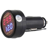 2-in-1 Digitaler Autobatterie-Spannungsmesser, Voltmeter und Thermometer, Temperaturanzeige, Monitor, Tester, DC 12 V, 24 V – RWAuto & 2-in-1 Digitaler Autobatterie-Spannungsmesser, Voltmeter und Thermometer, Temperaturanzeige, Monitor, Tester, DC 12 V, 24 V – RWAuto & von SOEKAVIA