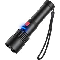 3000 Lumen wiederaufladbare LED-Taschenlampe, zoombare Taschenlampe von Elekin, wasserdichte Outdoor-Taschenlampe für Camping (eingebauter 3000 Lumen wiederaufladbare LED-Taschenlampe, zoombare Taschenlampe von Elekin, wasserdichte Outdoor-Taschenlampe für Camping (eingebauter von SOEKAVIA