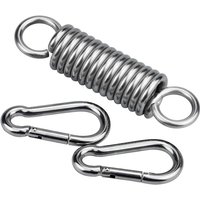 3er-Pack Federhaken aus Edelstahl 304 für Hängesessel mit 2 Hochleistungskarabinern - RWJardin ›Gartenmöbel› Hängematten, Schaukeln & von SOEKAVIA