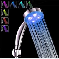 LED-Farbwechsel-Duschkopf, 7 Farben LED-Handbrause, Badezimmer-Duschkopf, LED-Duschkopf, Hochdruck-Wasserspar-Sprühgerät von SOEKAVIA