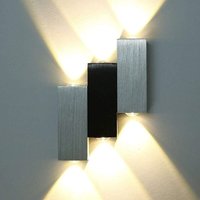 Soekavia - 6W Wandleuchte Innenwandlampe 2 Stile (Rechteck/Quadratisch) Auf- und Abwärtsbeleuchtung Geeignet für die Installation im Schlafzimmer von SOEKAVIA