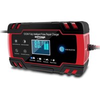 Soekavia - 8A 12V/24V Autobatterieladegerät, Autobatterieladegerät, vollautomatisches Smart-Maintenance-Ladegerät mit LCD-Display, mehrfacher Schutz Soekavia - 8A 12V/24V Autobatterieladegerät, Autobatterieladegerät, vollautomatisches Smart-Maintenance-Ladegerät mit LCD-Display, mehrfacher Schutz von SOEKAVIA
