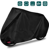 Soekavia - Motorradabdeckung UV-Schutz Wasserdicht Winddicht Regen Schnee Staubdicht Outdoor xxl 245x105x125cm Schwarz - rw Soekavia - Motorradabdeckung UV-Schutz Wasserdicht Winddicht Regen Schnee Staubdicht Outdoor xxl 245x105x125cm Schwarz - rw von SOEKAVIA