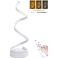 Soekavia - Nachttischlampe Schreibtischlampe Dimmbare Tischlampe mit Fernbedienung Energiesparende Augenschutz-Leselampe mit 3 Helligkeitsstufen - rw Soekavia - Nachttischlampe Schreibtischlampe Dimmbare Tischlampe mit Fernbedienung Energiesparende Augenschutz-Leselampe mit 3 Helligkeitsstufen - rw von SOEKAVIA