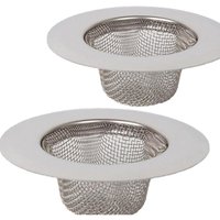Soekavia - Stück Edelstahl-Sieb, Mini-Küchenspülsieb, Edelstahl-Küchenspülenfilter, Filter für Filter, Dusche, Badewanne oder Küchenspüle Soekavia - Stück Edelstahl-Sieb, Mini-Küchenspülsieb, Edelstahl-Küchenspülenfilter, Filter für Filter, Dusche, Badewanne oder Küchenspüle von SOEKAVIA