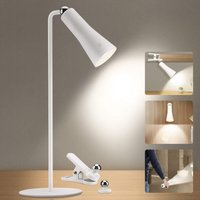 Soekavia - Tageslicht-Schreibtischlampe, [3 in 1] LED-Schreibtischlampe, 3-stufige Helligkeitseinstellung und Touch-Steuerung, 3 w, 4000 k, von SOEKAVIA