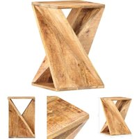 Soekavia - The Living Store Beistelltisch 35x35x55 cm Massivholz Mango - Beistelltische - Braun von SOEKAVIA