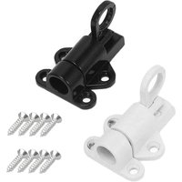 Stück Automatisches Türschloss, Aluminium-Türschloss, Rückprall-Türriegelriegel, Türfederriegel aus Aluminiumlegierung, für Fenster, Schuppentür, Stück Automatisches Türschloss, Aluminium-Türschloss, Rückprall-Türriegelriegel, Türfederriegel aus Aluminiumlegierung, für Fenster, Schuppentür, von SOEKAVIA