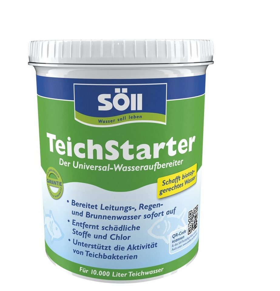 SÖLL Gartenpflege-Set Söll Wasseraufbereiter 1 Kg Teichstarter für 10 Qbm von SÖLL