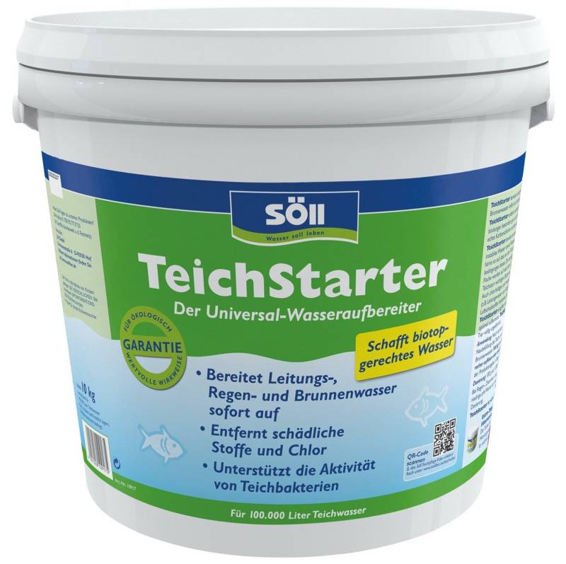 SÖLL Gartenpflege-Set Söll Wasseraufbereiter 10 Kg Teichstarter für 100 Qbm von SÖLL