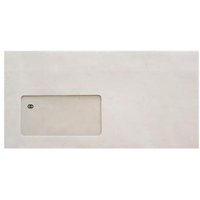 Briefumschlag oeco din lang 220 x 110 mm (b x h) mit Fenster 75g/m² mit Selbstklebung Papier 100 % recycelt grau 1.000 St./Pack. von SOENNECKEN