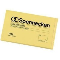 Haftnotiz 125 x 75 mm (B x H) gelb 100 Bl. von SOENNECKEN