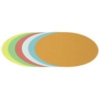 Moderationskarte 19 x 11 cm (B x H) 130g/m² Altpapier 100 % recycelt farbig sortiert 250 St./Pack. von SOENNECKEN