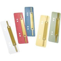Soennecken - Heftstreifen 3,4 x 15 cm (b x h) 250g/m² Recyclingkarton je 50 x rot blau grün je 25 x gelb weiß 200 St./Pack. von SOENNECKEN