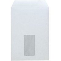 Soennecken - Versandtasche din C5 162 x 229 mm (b x h) mit Fenster 90g/m² mit Haftklebung Papier weiß 500 St./Pack. von SOENNECKEN