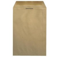 Versandtasche din B4 250 x 353 mm (b x h) ohne Fenster 110g/m² mit gummierter Klappe Papier natronbraun 10 St./Pack. von SOENNECKEN