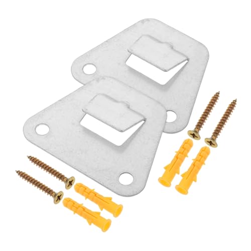 1 Satz Wandventilator Halterung Wandmontage für Flache Wandventilatoren Universeller Halter mit Montageplatten und Einfache Installation und Robustes Design von SOESFOUFU
