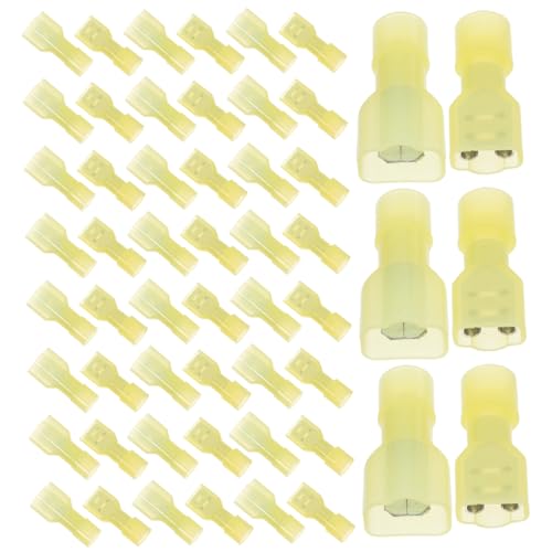 100 Stück Nylon Schnellverbinder Männlich Weiblich Vollständig Isolierte Elektrische Crimpklemmen für Kabelverbindungen Temperaturbeständige Anschlussklemmen für Anspruchsvolle 100 Stück Nylon Schnellverbinder Männlich Weiblich Vollständig Isolierte Elektrische Crimpklemmen für Kabelverbindungen Temperaturbeständige Anschlussklemmen für Anspruchsvolle von SOESFOUFU