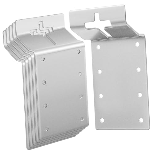 6 Stück Robuste Montagebrackets zur Unterstützung von Briefkästen und Gartenzäunen Installieren und Langlebig 6 Stück Robuste Montagebrackets zur Unterstützung von Briefkästen und Gartenzäunen Installieren und Langlebig von SOESFOUFU