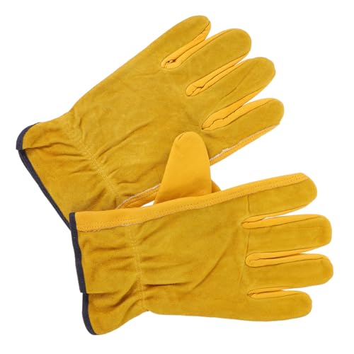 SOESFOUFU 1 Paar Arbeitshandschuhe Arbeitshandschuhe Herren Arbeitshandschuhe Arbeiterhandschuhe Für Outdoor Gärtnerhandschuhe Leder Gartenhandschuhe Gärtner Schutzhandschuhe Garten von SOESFOUFU