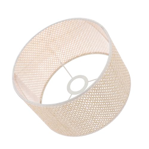 SOESFOUFU 1 Stück Moderne Imitation Rattan Lampenschirm Roségold für Schreibtischlampe Stilvolle Dekoration für Ihr Zuhause Langlebig und Elegant Gestaltet von SOESFOUFU