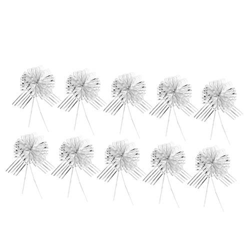 10 Stück Muster Garn Pull Bögen Hochzeitsdekorationen Hochzeitsgeschenk Bögen Für Hochzeitsbögen Dekoration von SOESFOUFU