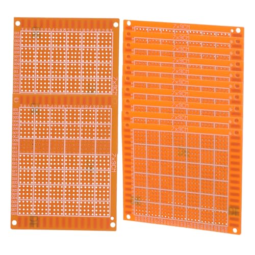SOESFOUFU 10 Stück Teiliges Pcb Universalleiterplatte für DIY Elektronikprojekte aus Langlebigem für Verschiedene Experimente Prototypen SOESFOUFU 10 Stück Teiliges Pcb Universalleiterplatte für DIY Elektronikprojekte aus Langlebigem für Verschiedene Experimente Prototypen von SOESFOUFU