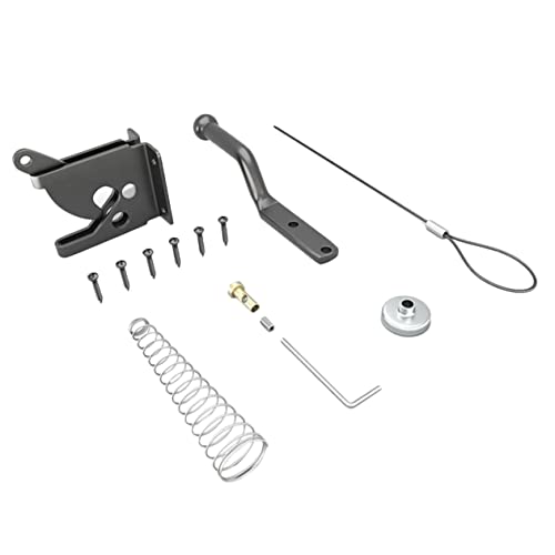 SOESFOUFU 1Satz Einstellbarer Selbstsperrender Zaunriegel für Metallzäune Montageset Einfache Installation für Gartentore und Eingangstore Geeignet von SOESFOUFU
