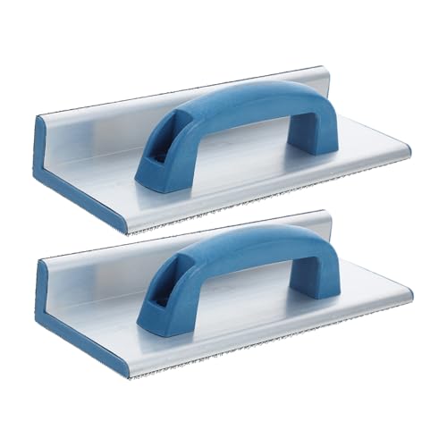 SOESFOUFU 2 Stück Handgriff Schleifpapierhalter Werkzeuge Schleifblock Schleifpads Polieren Eck Schleifpapierhalter Holzbearbeitungs Wandzubehör Selbstklebender Detail von SOESFOUFU